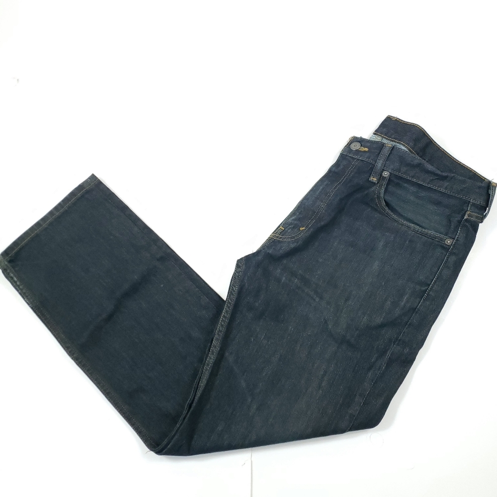 Levis 514 Straight Fit Dark Wash Jeans 36x30